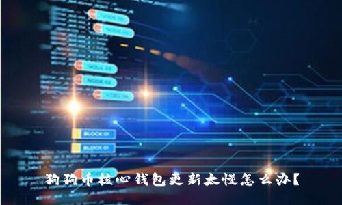 狗狗币核心钱包更新太慢怎么办?